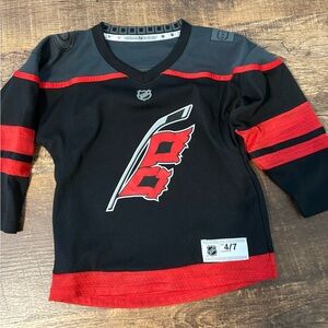 NHL Carolina Hurricanes Youth Black & Red Jersey